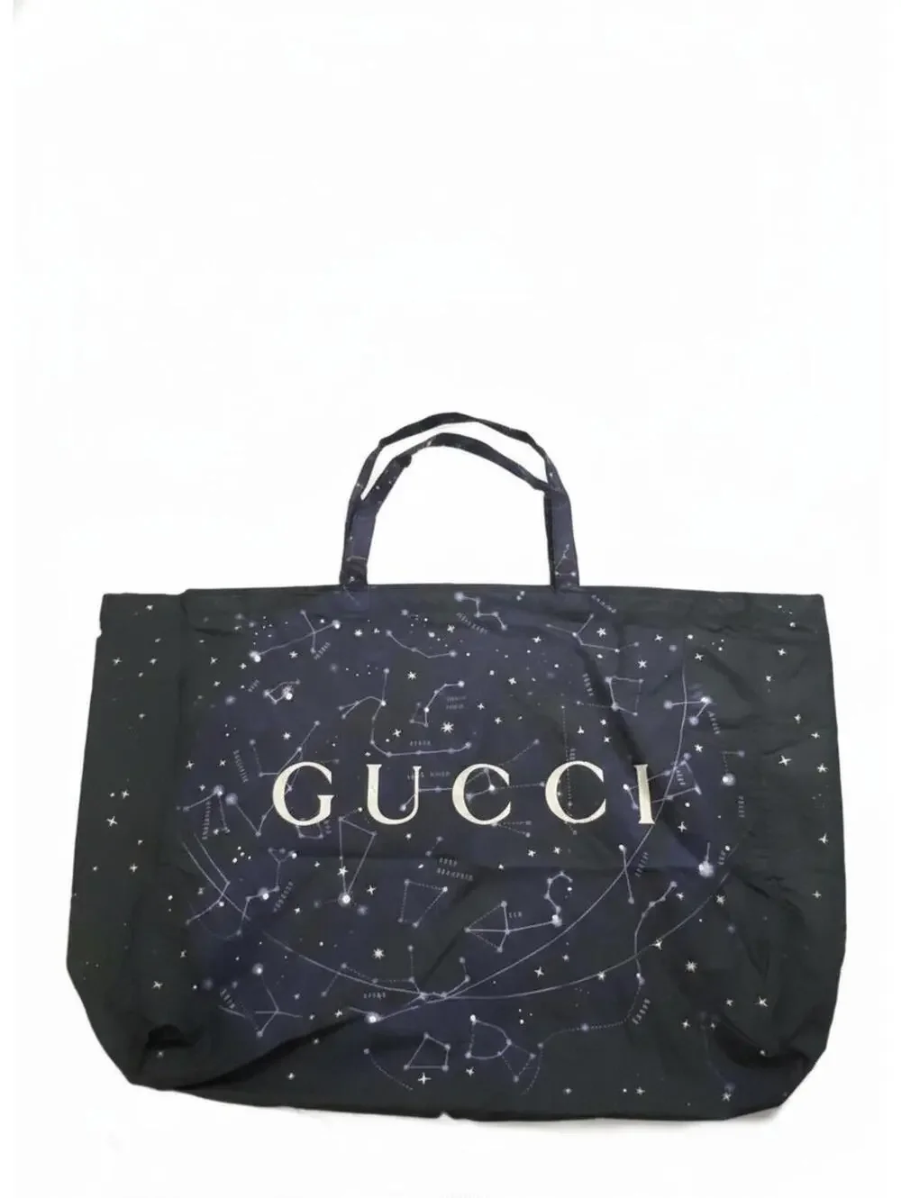 Gucci Blue RARE XL Cotton Galaxy tote Bag LIMITED EDTION